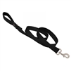 Lupine 1" Black 4' Padded Handle Leash