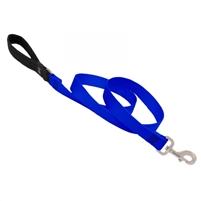 Lupine 1" Blue 6' Padded Handle Leash