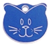Boomerang Cat Face Tag - Plastic