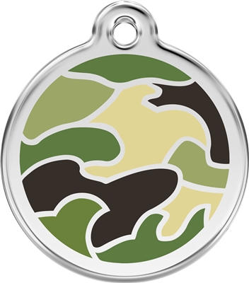 Red Dingo Small Camouflage Tag - 3 Colors