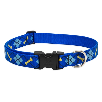 Lupine 1" Dapper Dog Adjustable Collar