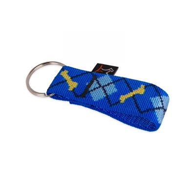 Lupine  1" Dapper Dog Keychain