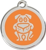 Red Dingo Medium Dog Tag - 11 Colors