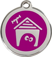 Red Dingo Small Dog House Tag - 11 Colors
