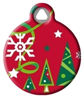 Dog Tag Art Lupine Christmas Cheer - DTA-57900