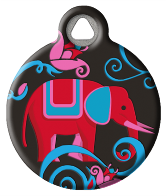 Dog Tag Art Lupine Elephant Walk - DTA-MB651