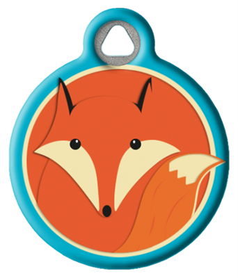 Dog Tag Art Lupine Foxy Paws - DTA-LL003