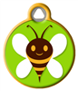 Dog Tag Art Lupine Green Bees - DTA-MB665