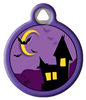 Dog Tag Art Lupine Haunted House - DTA-LLHAU