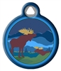 Dog Tag Art Lupine Moose Mania - DTA-MB638