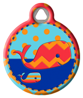 Dog Tag Art Lupine Mod Pod (2 Whales) - DTA-MB6342