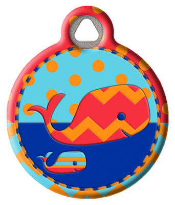 Dog Tag Art Lupine Mod Pod (2 Whales) - DTA-MB6342