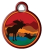 Dog Tag Art Lupine Moose on the Loose - DTA-36660