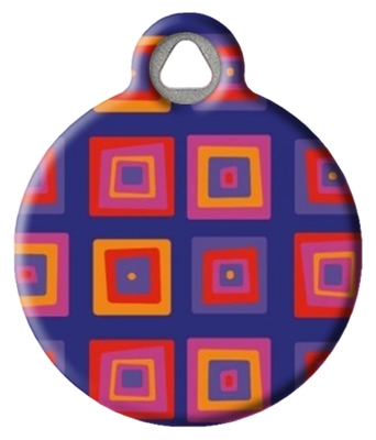 Dog Tag Art Lupine Ruby Cube DTA-12125