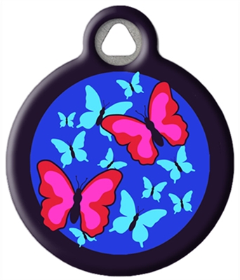 Dog Tag Art Lupine Social Butterfly - DTA-LL540