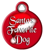 Dog Tag Art Santa's Favorite Dog- DTA-577