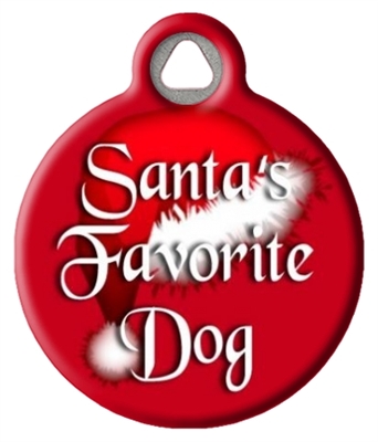 Dog Tag Art Santa's Favorite Dog- DTA-577