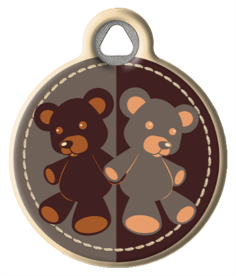 Dog Tag Art Lupine Teddy Bears DTA-48804