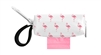 Doggie Walk Bags - White with Pink Flamingos Duffel