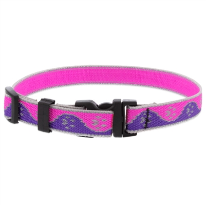 Lupine 3/4" Pink Paws E-Collar Replacement Strap No Holes