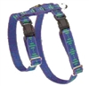 Retired Lupine 1/2" Emerald Sky 9-14" H-Style Cat Harness