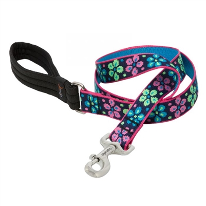 Lupine 1" Flower Power 4' Padded Handle Leash