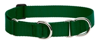 Lupine 1" Green 19-27" Martingale Training Collar