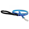 Lupine High Lights 1/2" Blue Paws 4' Padded Handle Leash