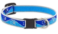 Lupine High Lights 1/2" Blue Paws Cat Safety Collar