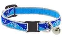 Lupine High Lights 1/2" Blue Paws Cat Safety Collar with Bell
