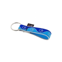 Lupine High Lights 3/4" Blue Paws Keychain