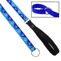 Lupine High Lights 1" Blue Paws Slip Lead