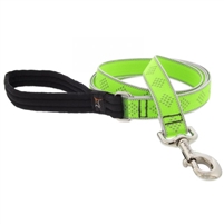 Lupine High Lights 1" Green Diamond 6' Padded Handle Leash