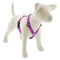 Lupine High Lights 1" Pink Paws 24-38" Roman Harness