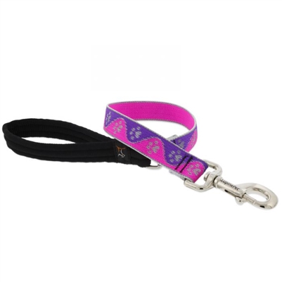 Lupine High Lights 1" Pink Paws 2' Traffic Lead