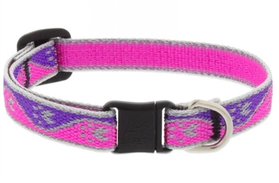 Lupine High Lights 1/2" Pink Paws Cat Safety Collar