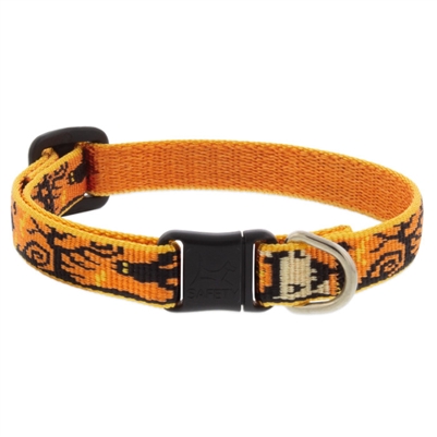 Lupine 1/2" Spooky Cat Safety Collar