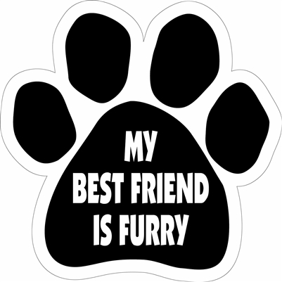 My Best Friend is Furry Paw Magnet