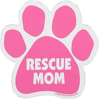Rescue Mom Paw Magnet