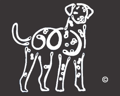 K-Lines Dalmatian - Window Decal