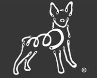 K-Lines Rat Terrier - Window Decal