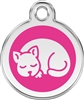 Red Dingo Medium Cat Tag - 11 Colors