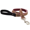 Lupine 1" Cherry Blossom 4' Long Padded Handle Leash