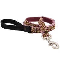 Lupine 1" Cherry Blossom 4' Long Padded Handle Leash