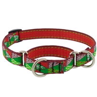 Lupine 3/4" Christmas Trees 10-14" Martingale Training Collar