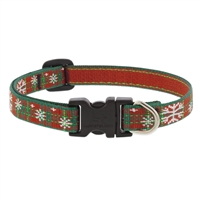 Retired Lupine 1/2" Christmas Plaid 8-12" Adjustable Collar