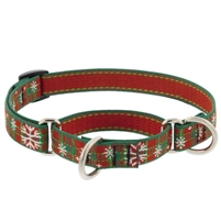 Retired Lupine 3/4" Christmas Plaid 10-14" Martingale Training Collar