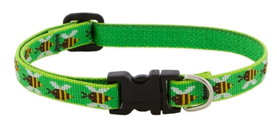 Retired Lupine 1/2" Green Bees 8-12" Adjustable Collar