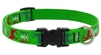 Lupine 3/4" Happy Holidays Green 13-22" Adjustable Collar