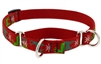 Retired Lupine 3/4" Happy Holidays Red 10-14" Martingale Training Collar